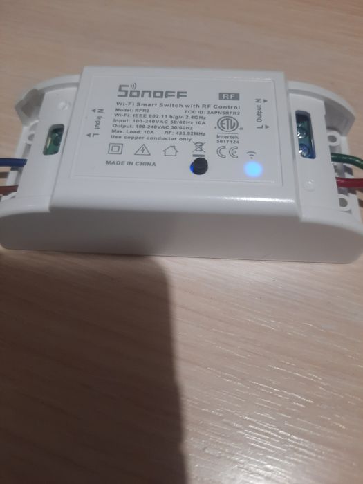 Sonoff RF R2 вай-фай/РФ 433МГц реле