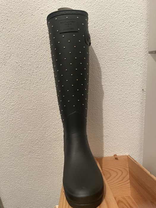 Galochas Hunter x Saint Laurent