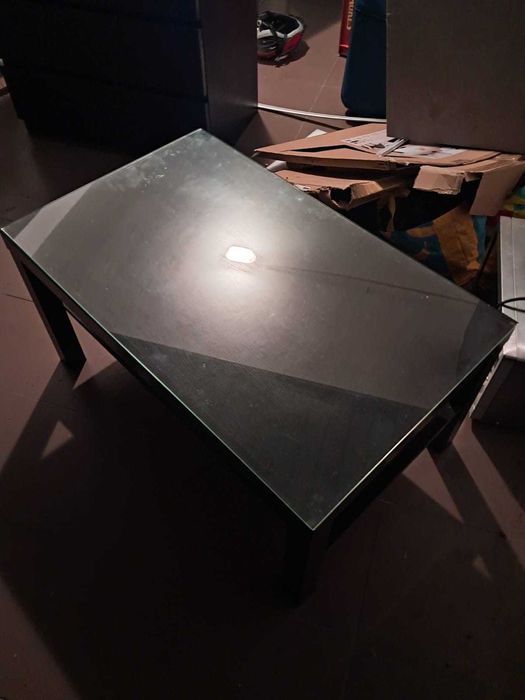 Mesa de Centro Ikea com vidro