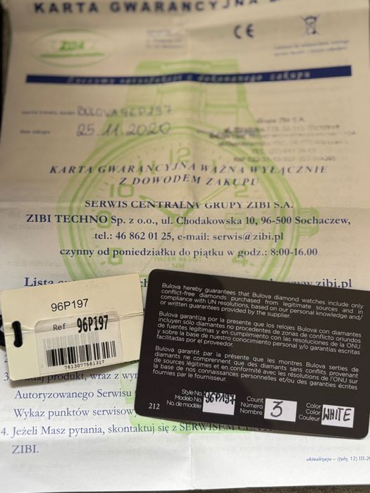 Zegarek Bulova 96P197