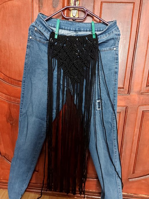 Припинда пояс макраме пояс з ниток для мами і доньки