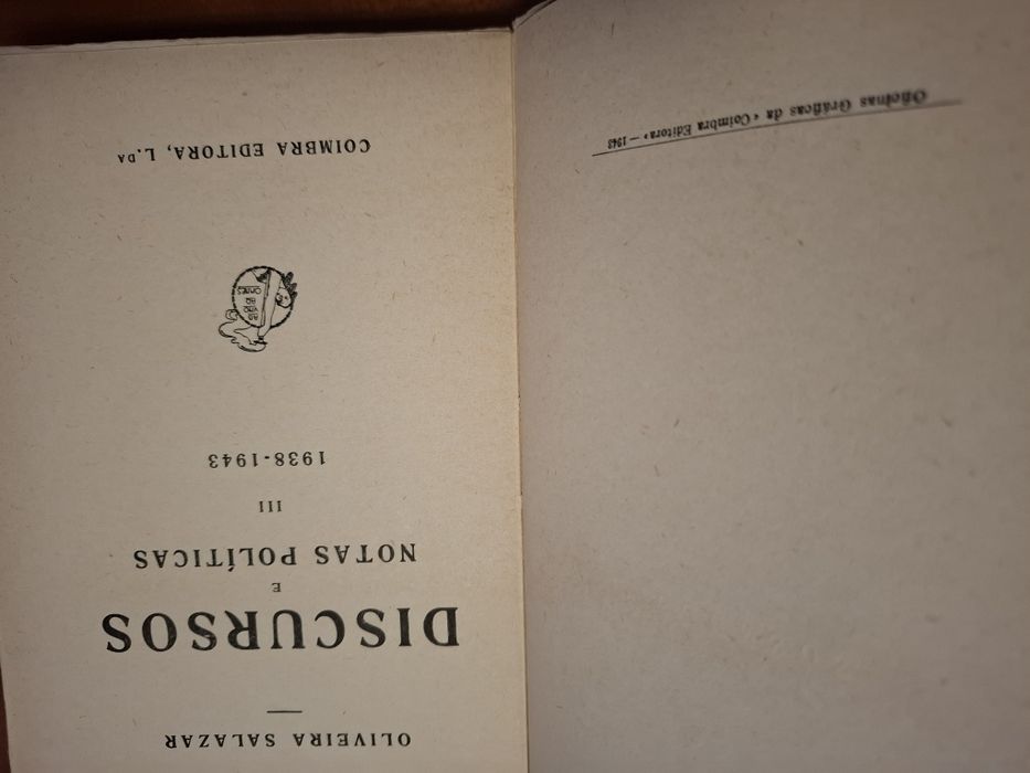 Discursos de Salazar (volumes 2, 3 e 4))