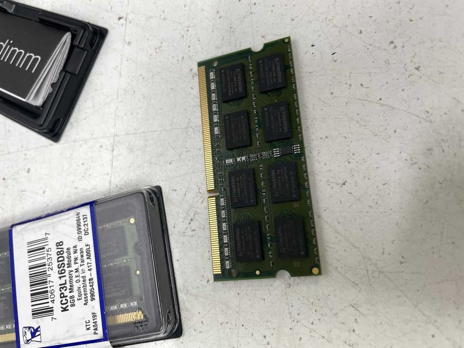 Оперативная память Kingston SODIMM 8GB DDR3L-1600 PC3-12800