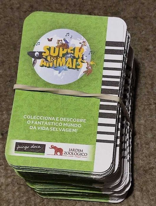 400 Cromos Fome de Vencer - Cartas Super animais-Super desportos