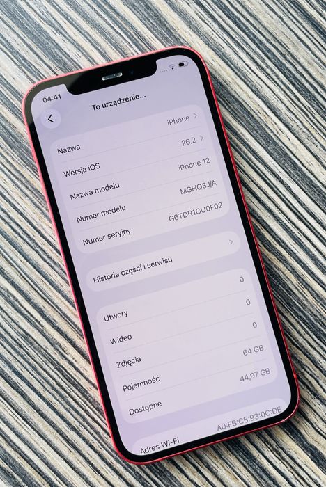 Iphone 12 64gb red