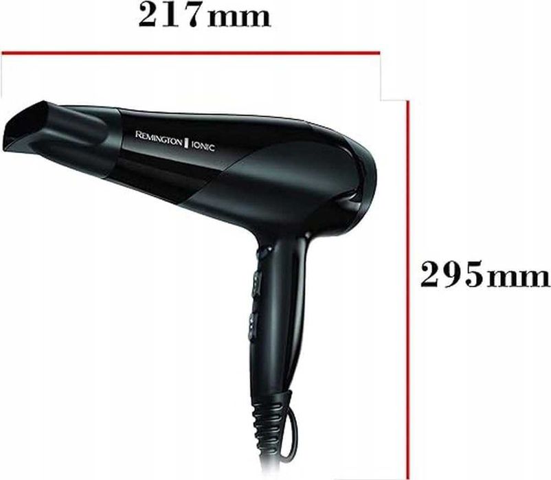 Suszarka Remington Ionic Dry D3198 czarna moc 2200W jonizacja