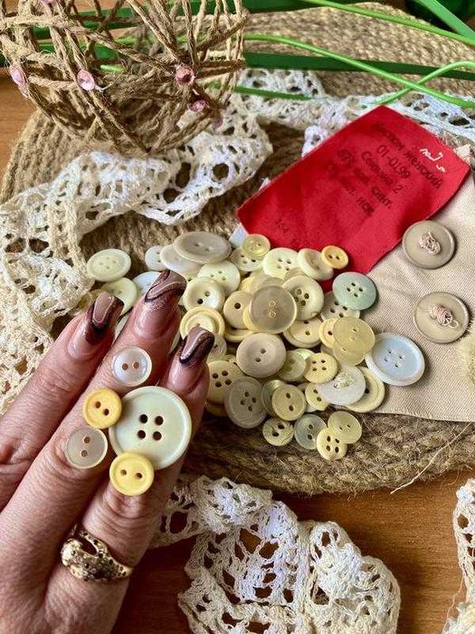 Старинные перламутровые пуговицы модный большой лот
