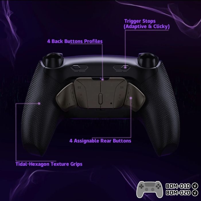 EXtremeRate RISE4 Plus , лепестки ,задние кнопки металл , ps5: 2 850 ...