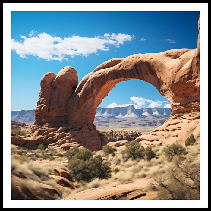 Plakat 100x100cm Triumf Natury