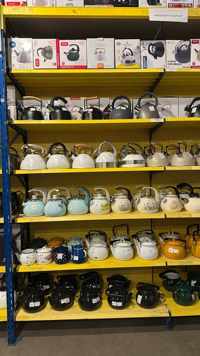 Czajnik na gaz i indukcję z gwizdkiem - OUTLET wyposażenia kuchni