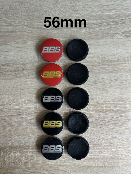 Conjunto 4 Centros BBS 56mm 60mm 65mm 68mm 70mm