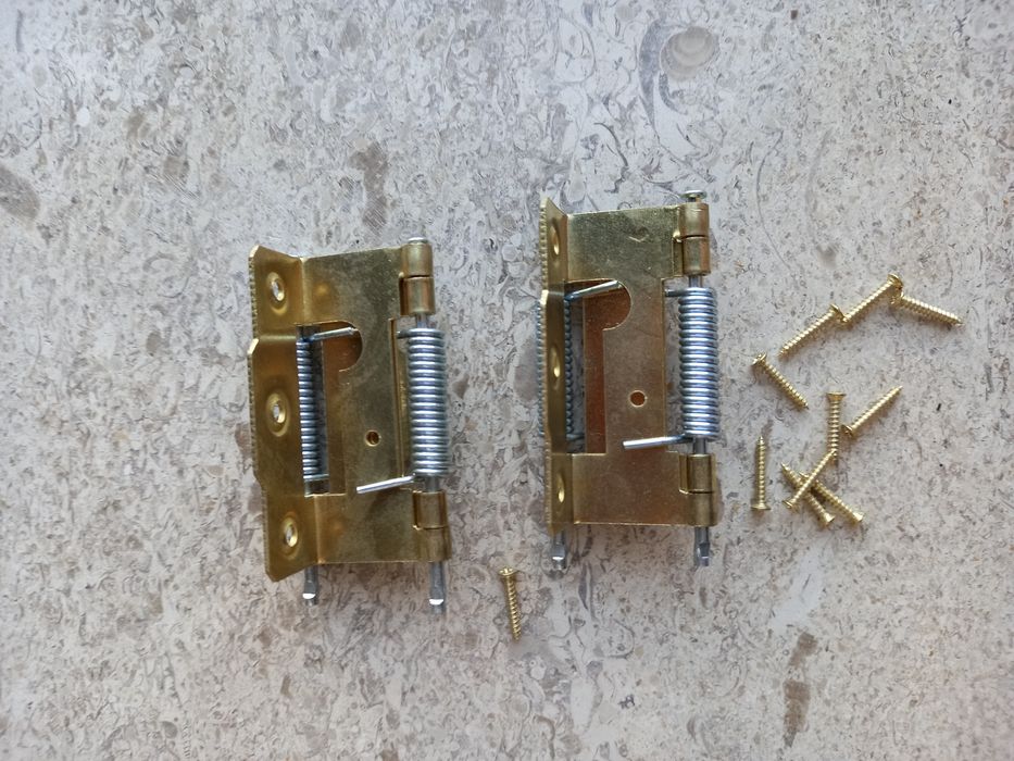 Dobradiças para portas vaivém (par)