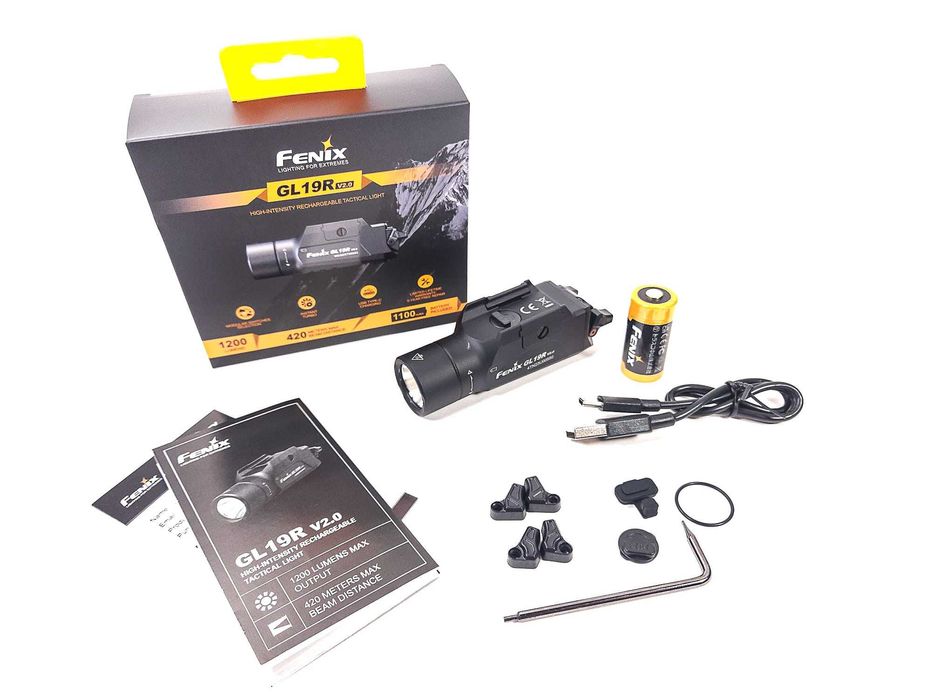 Fenix GL19R V2.0 Ліхтар до Пістолета (1200 Люмен) ГАРАНТІЯ 5 РОКІВ!