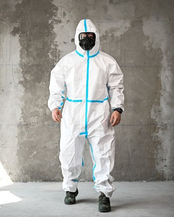 Комбінезон захисний від пилу, бруду, рідин, інфекцій, хім речовин ДСТУ