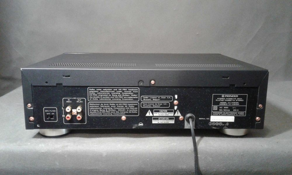 PIONEER CT-W910R,magnetofon kasetowy