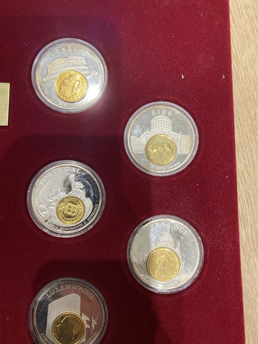 As ultimas moedas circuladas na europa