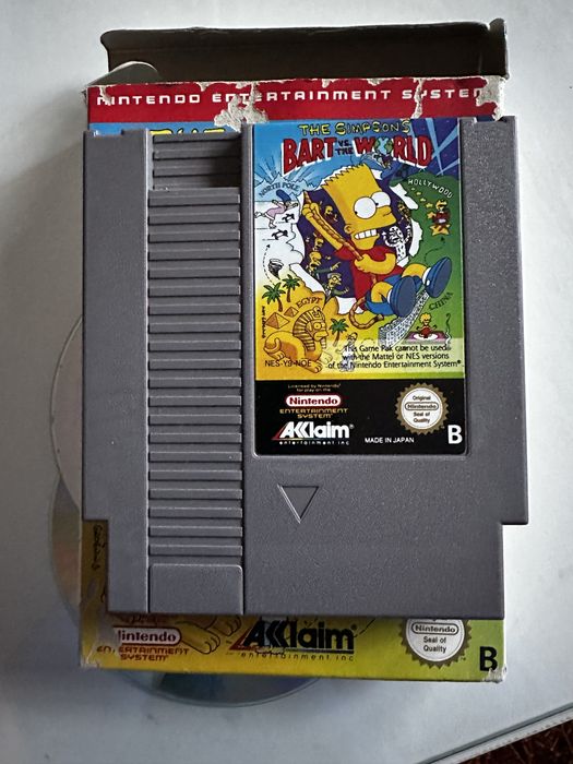 Bart vs the world para NES