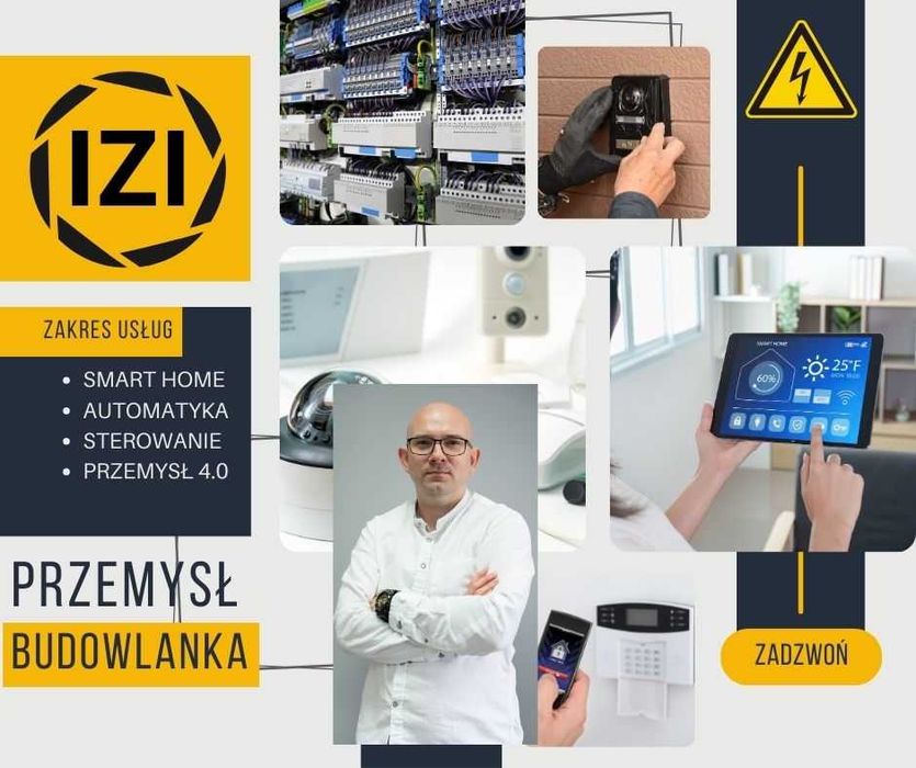 Elektryk Instalacje SmartHome Automatyka  Bramy Serwis BMS Odbiór