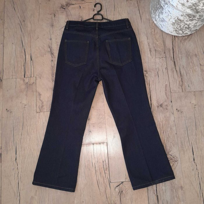 Granatowe spodnie jeansowe szwedy Asos 30/32 nowe kant