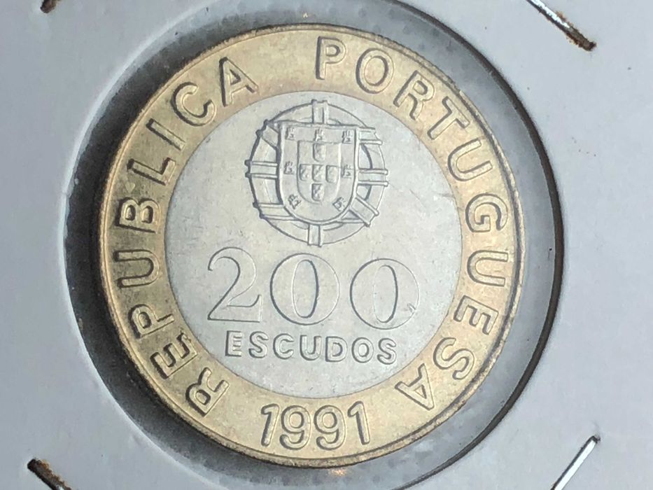 Portugal 1991 - 200 Escudos Bimetálica