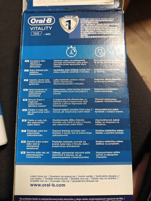 Oral-B VITALITY 100  NOWY ZESTAW szczoteczka elektryczna
