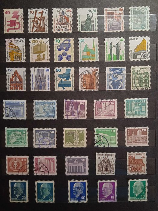 Znaczki Pocztowe Niemcy Deutche Niemieckie 253 szt (80)