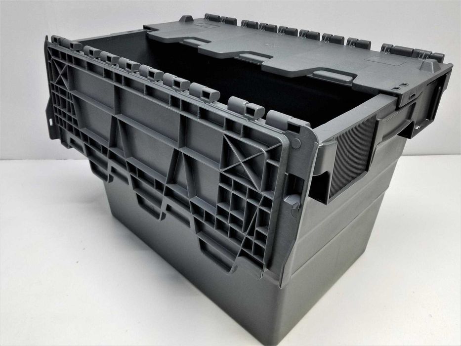 Pojemnik Kurierski Kosz Box Magazynowy Transportowy Zamykany-60x40x41.