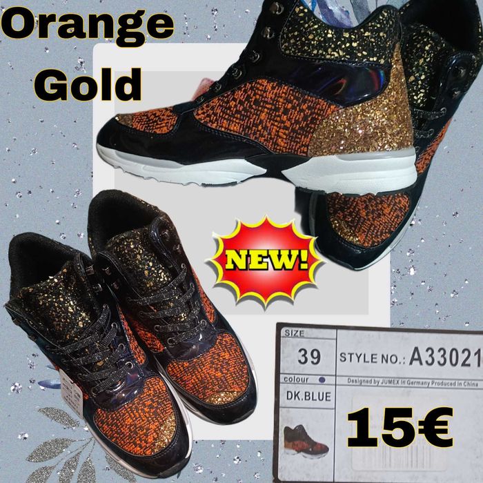 Tênis com glitter super fashion