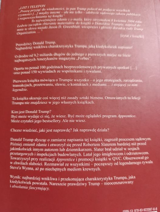 DONALD TRUMP czy można przesadzić z autopromocją?