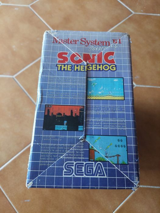 Master System iii Compact na caixa