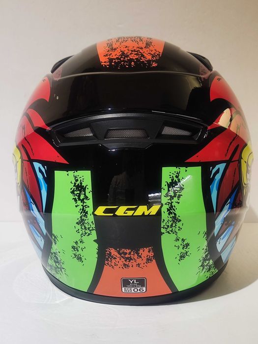 Capacete Infantil CGM Lucky integral mota scooter novo
