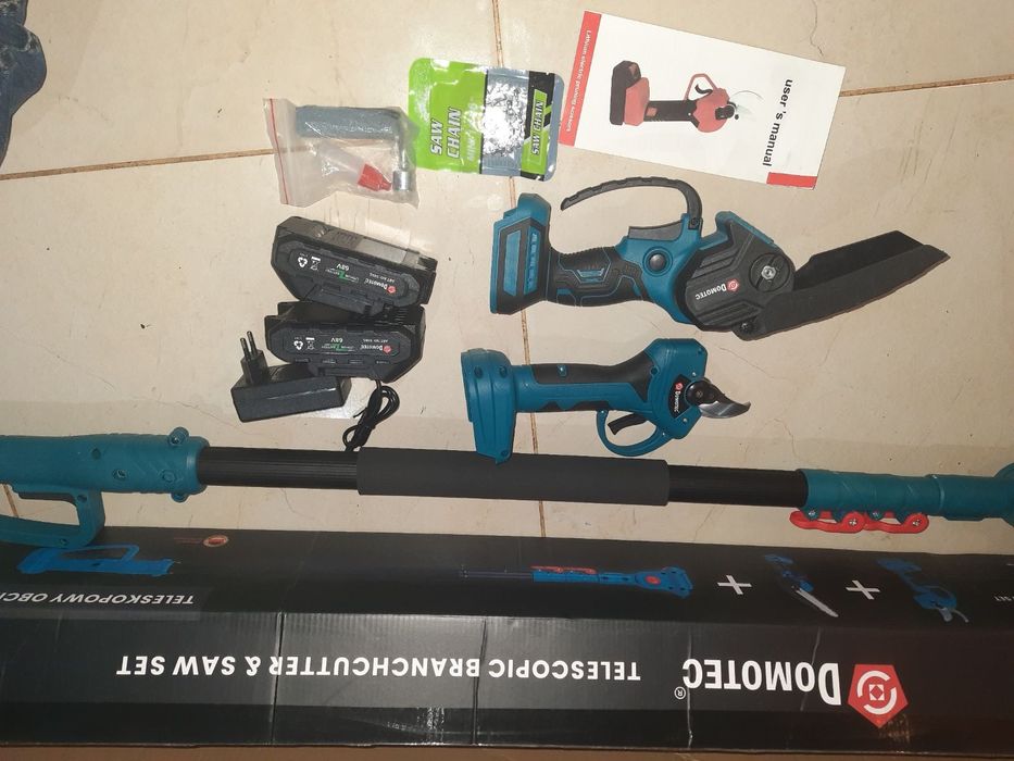 Набір подовжувач для пили секатор мініпила Domotec 68v Makita 21v