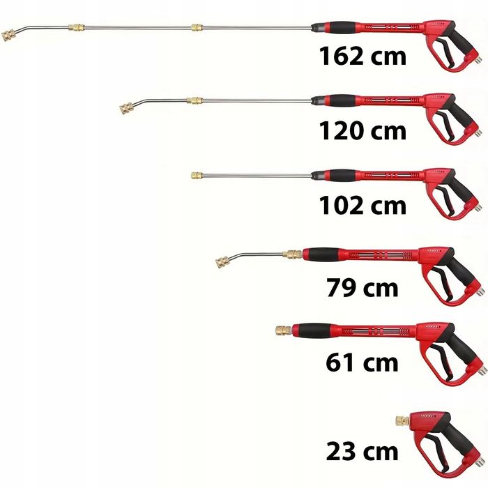 Pistolet do Myjki Karcher HD/HDS – 5 Dysz, 3 Lance, Adapter M22
