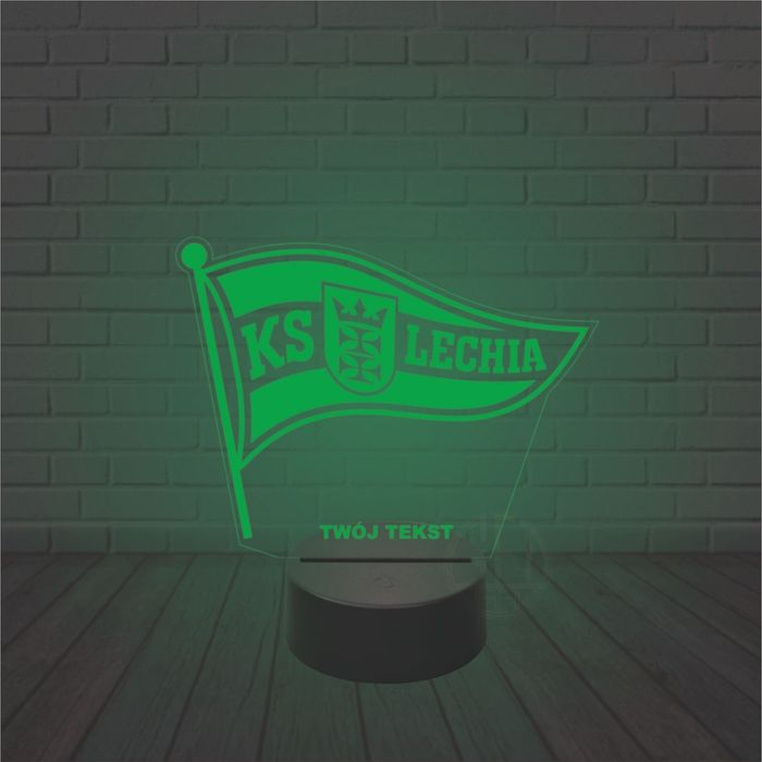 Lampka nocna na biurko LECHIA GDAŃSK imię