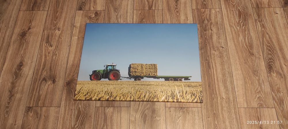 Obraz z traktorem