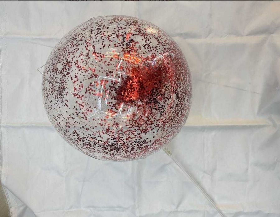 Balony Ledowe Świecące Mocne Led Baterie Festyny Balon Bobo Serca 50cm