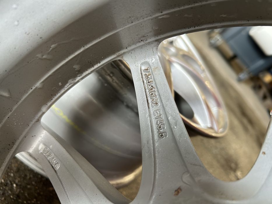 (F92) ALUFELGI 16” 5x112 MERCEDES 7,5J ET45,5 (A klasa B klasa C klasa E klasa itp)