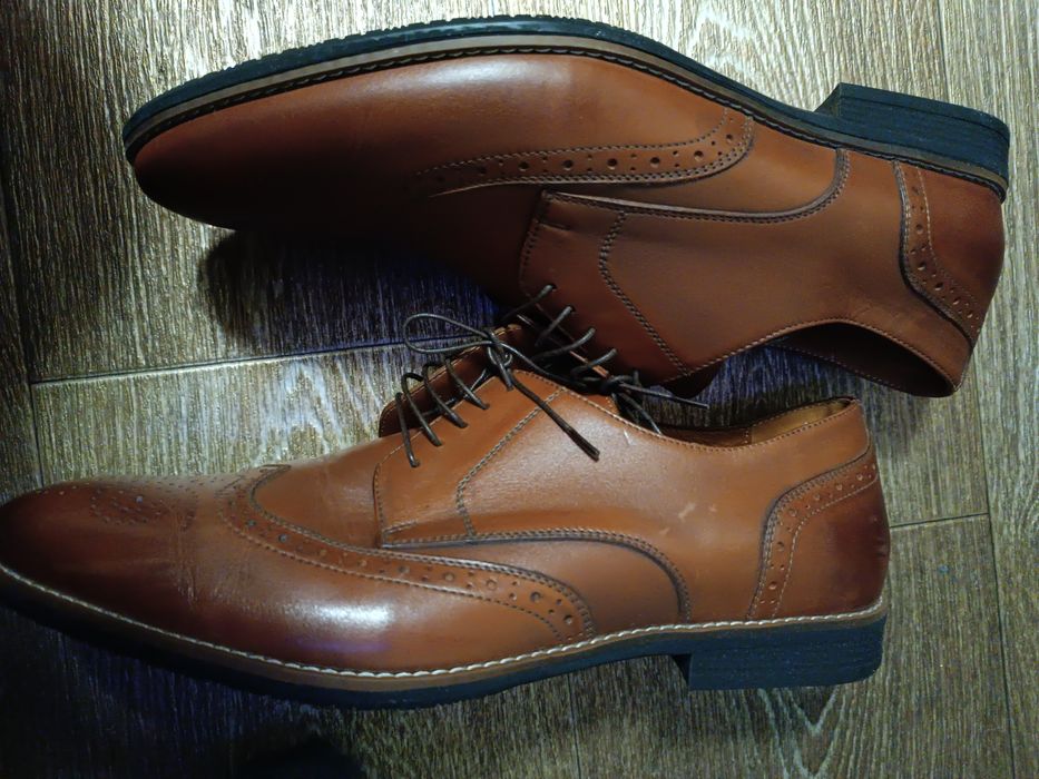 Мужские кожаные туфли Ikos, броги