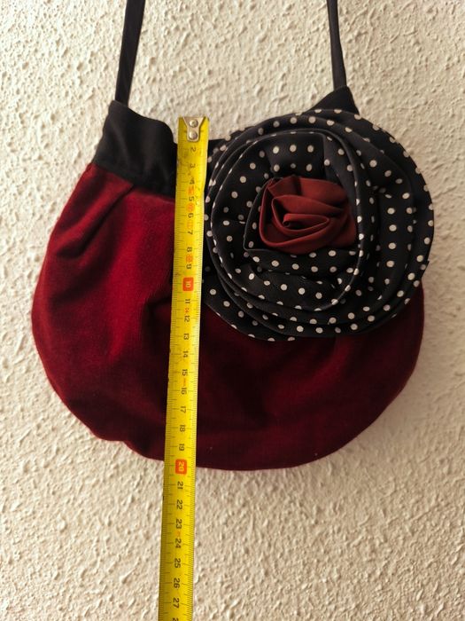 Noa Ecco. Mala bombazona e algodão. Linda. Cor de tijolo