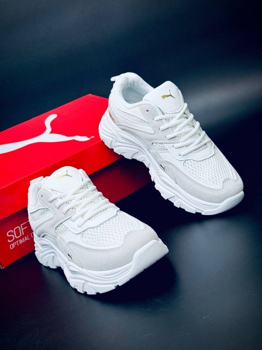 Женские кожаные кросовки пума/ Puma кожаные/кросовки пума весна 2026