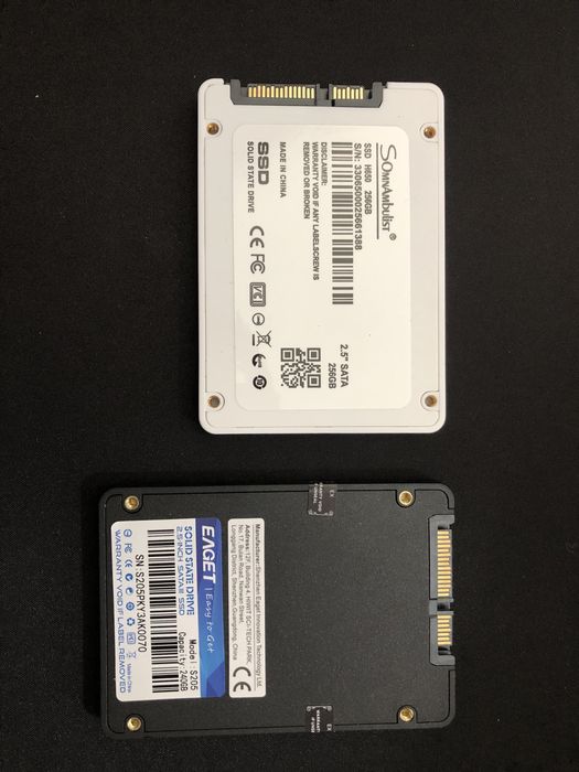 Нові та б/у SSD 240,256, 480, 512, 750, 1tb та hdd