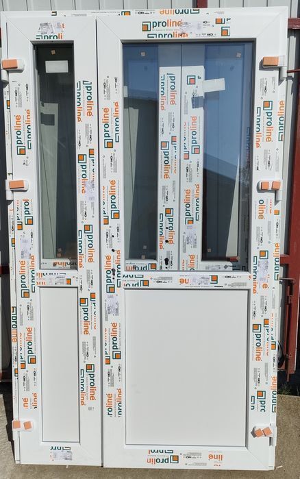 Drzwi pcv dwuskrzydłowe 1800/2100  nowe od ręki transport całą Polska
