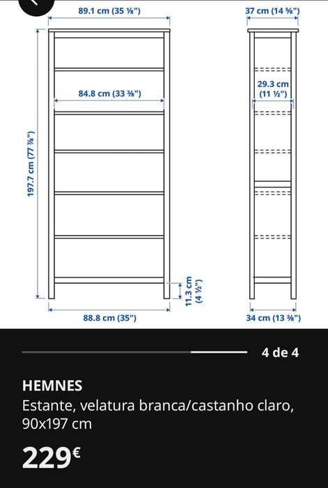 Estante Hemnes Ikea