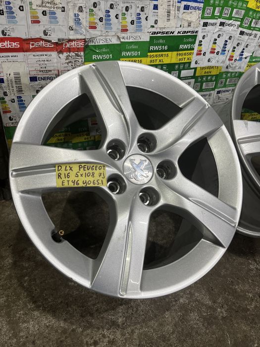 Оригінал литі диски пежо r16 5/108 7j et46 peugeot