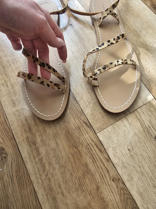 Sandały ZARA skóra naturalna  41