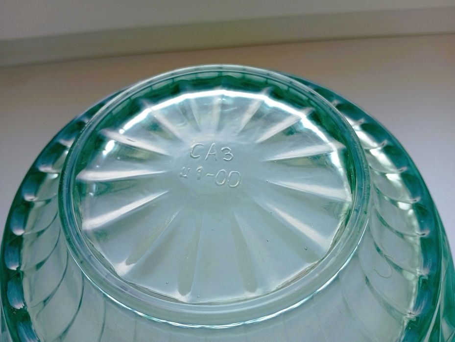 Комплект з двох скляних ваз