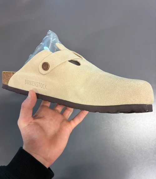 BIRKENSTOCK Boston BS Sand Suede Leather 37