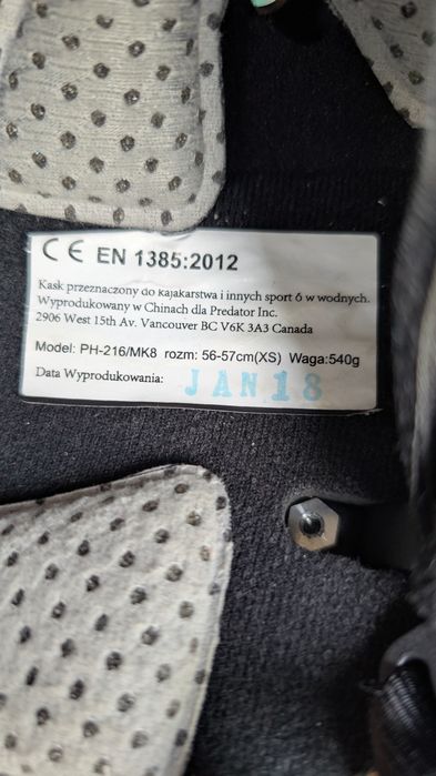 Kask Wakeboard Kitesurf Mistick XS