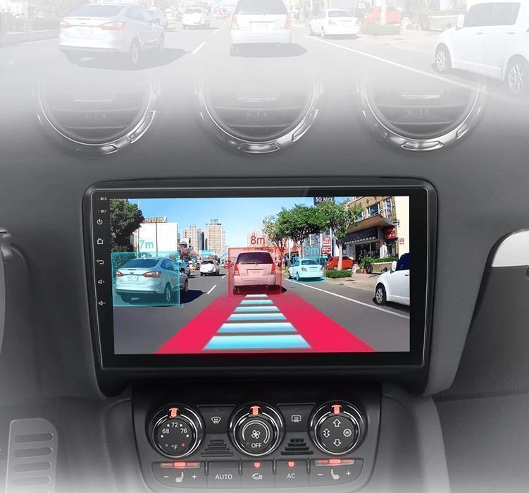 Audi TT MK2 8J 2006–2014 – Radio Android 15 9” CarPlay Android Auto 8GB/256GB GPS Nawigacja Stacja Multimedialna WiFi Bluetooth DSP 4G LTE PL