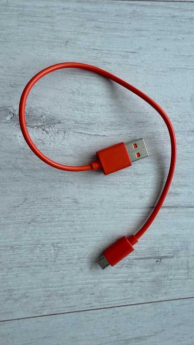 NOWY Czerwony Kabel USB - Micro USB